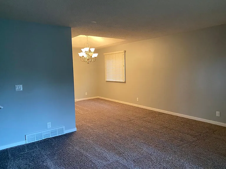 dinning room connected to family room
