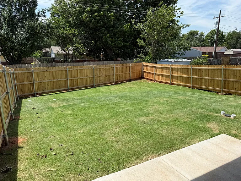 Fenced Back Yard