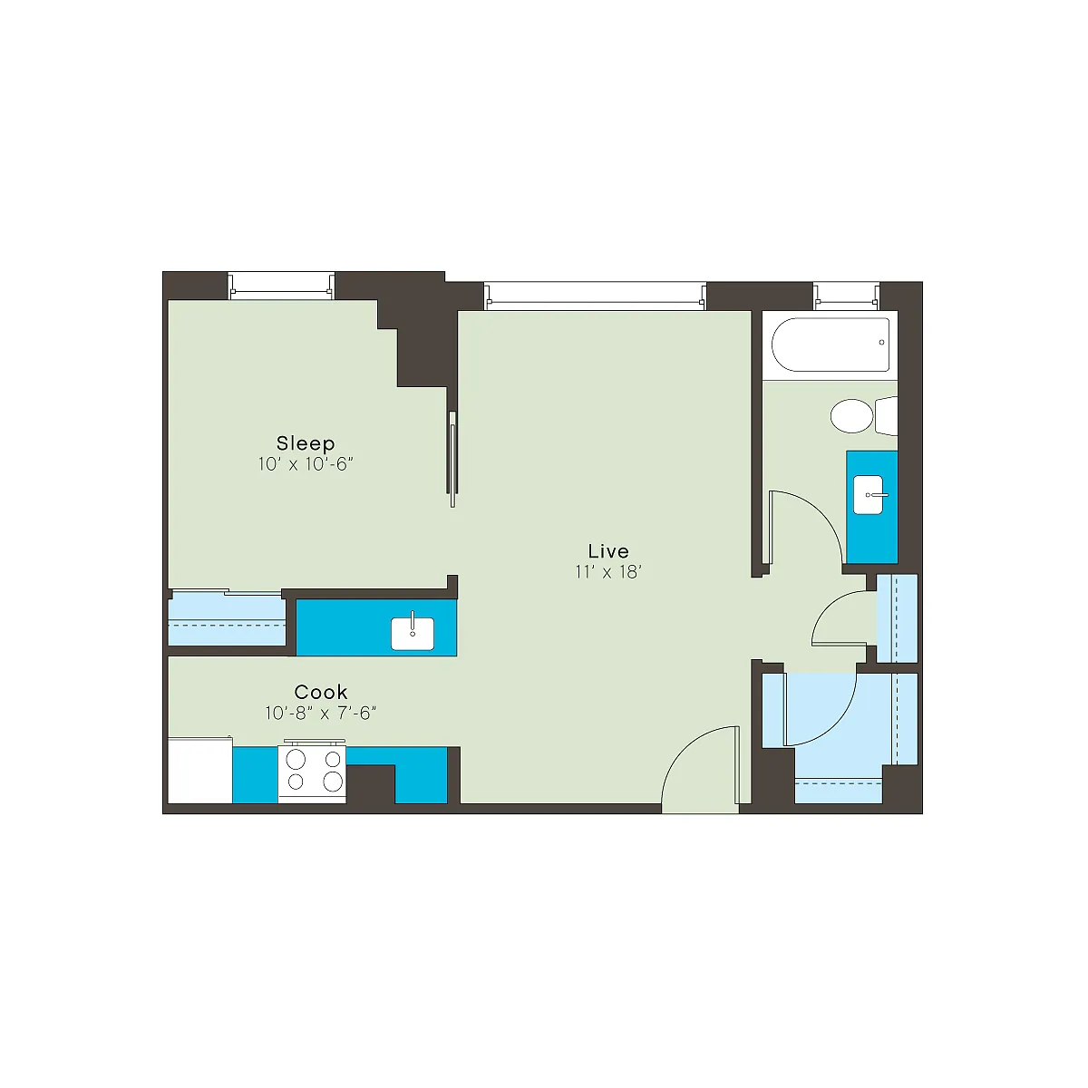 Floor plan 214e-1bT11