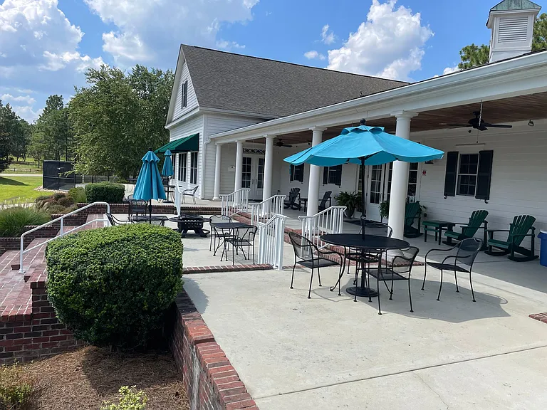 Clubhouse patio