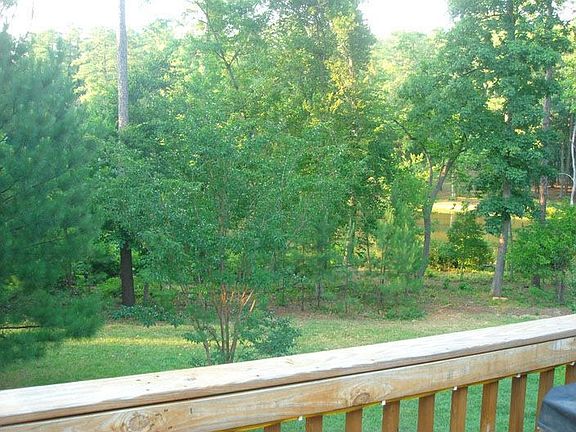 Beautiful pond view from deck