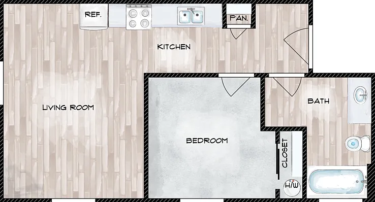 A1 13th Street Floorplan Diagram