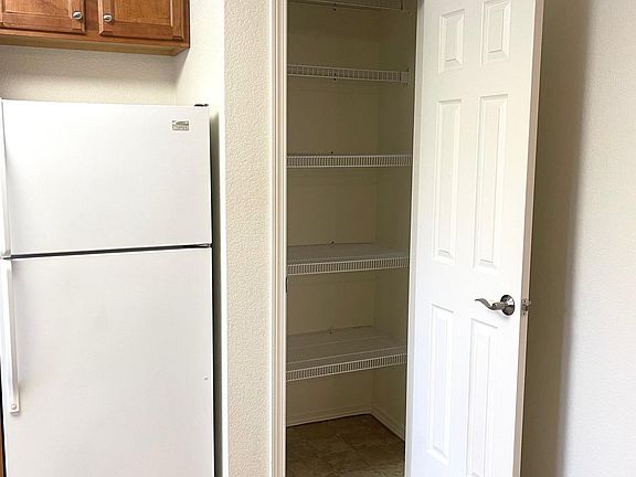Good sized pantry/storage.