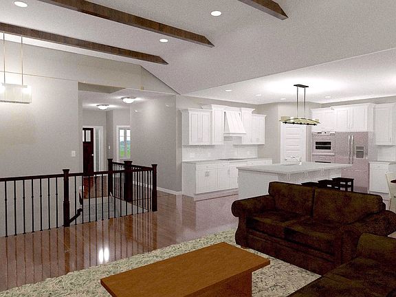 Key West living dining kitchen front entry