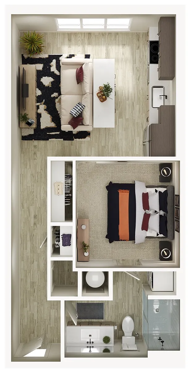 Floor plan Studio