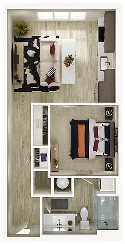 Floor plan Studio