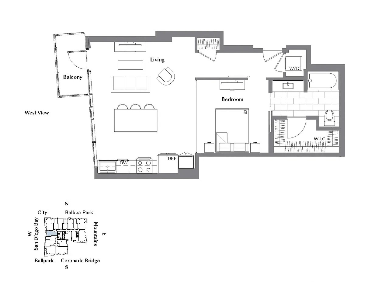 Floor plan 1C