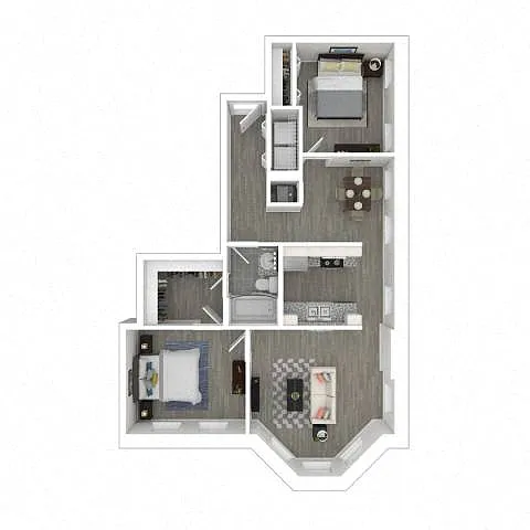 Floor plan Gayoso House - gh-B3