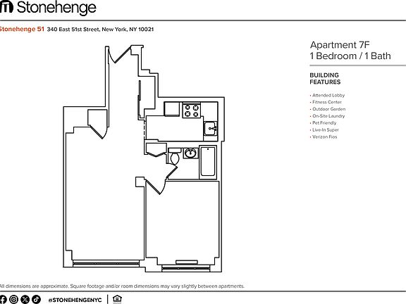 2nd image of 340 E 51st St APT 7F