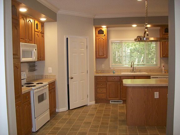 Kitchen with walk in pantry