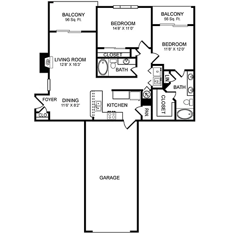 Floor plan D61