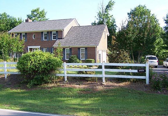 large driveway and garage