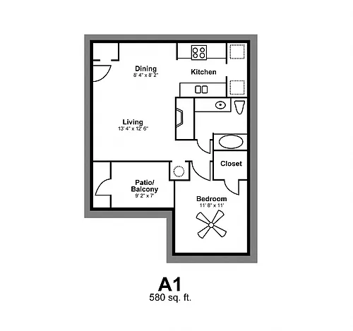 Floor plan A1