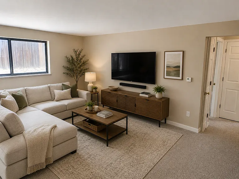 Living room - staged
