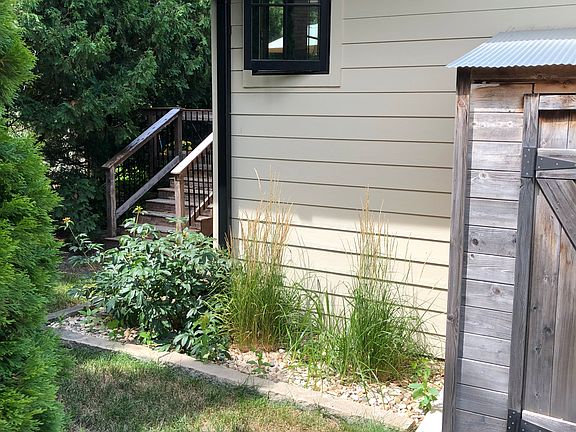 South access to deck. 