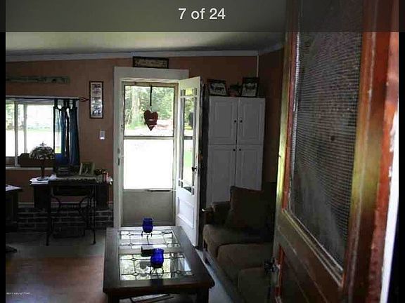 Family Room with Wood Stove