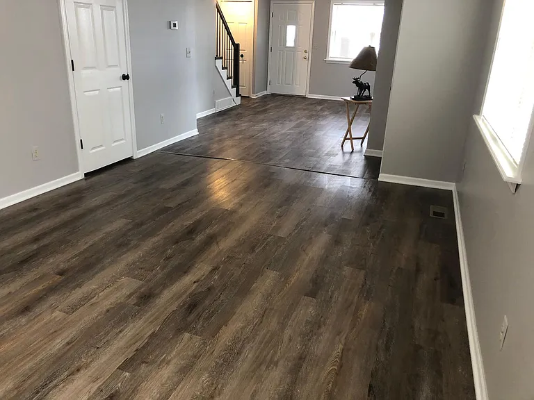 KITCHEN DINING, LOOKING INTO LIVING ROOM