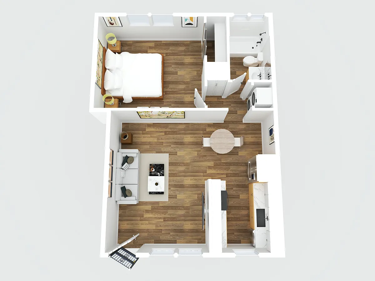 Floor plan 1 Bedroom