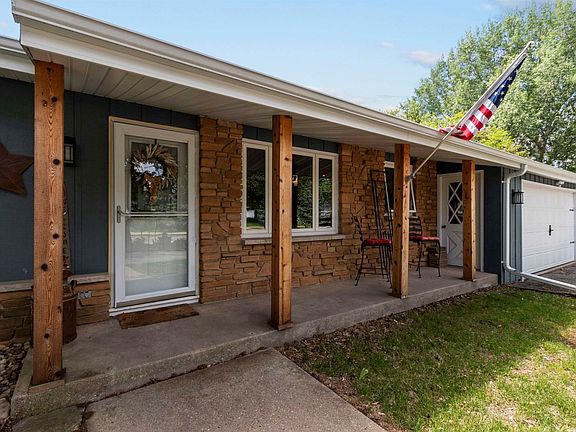 large covered front porch
