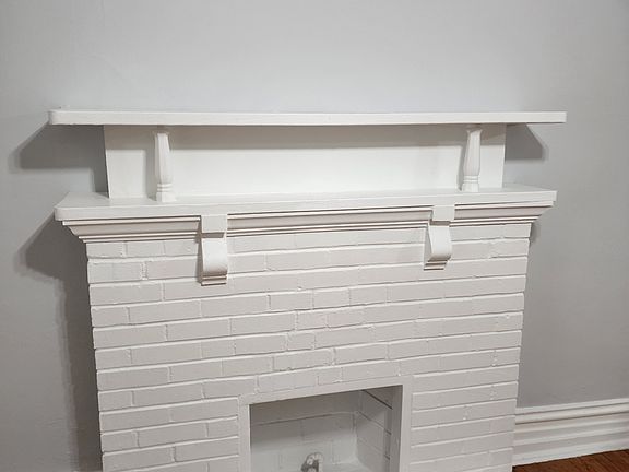 Decorative Fireplace in the front room