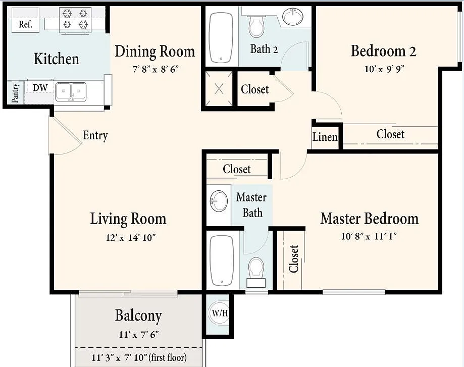 Floor plan Chestnut