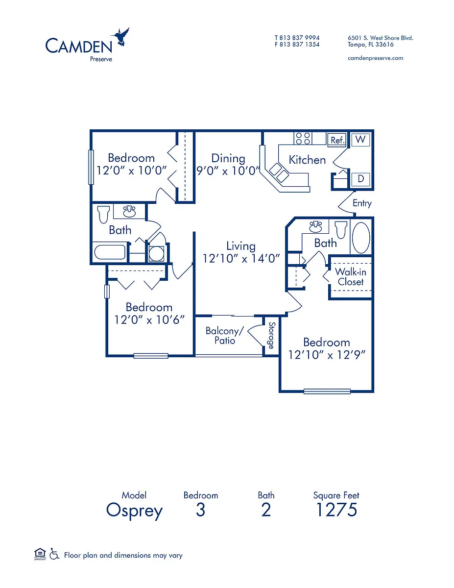 Floor plan Osprey