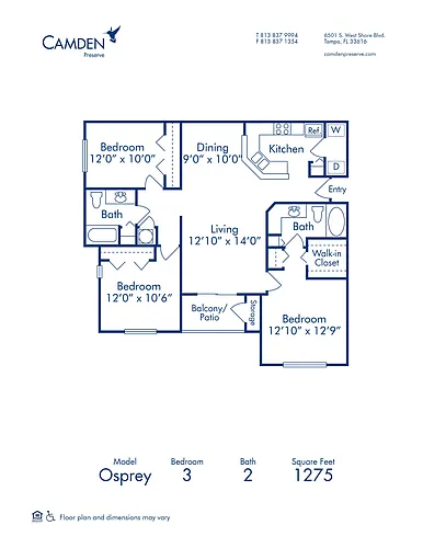 Floor plan Osprey