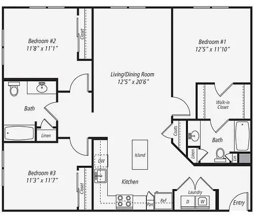 Floor plan C1-248-348-448-548