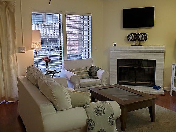 Light and airy living area