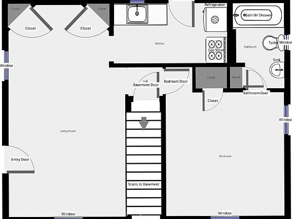 1028 Unit layout
