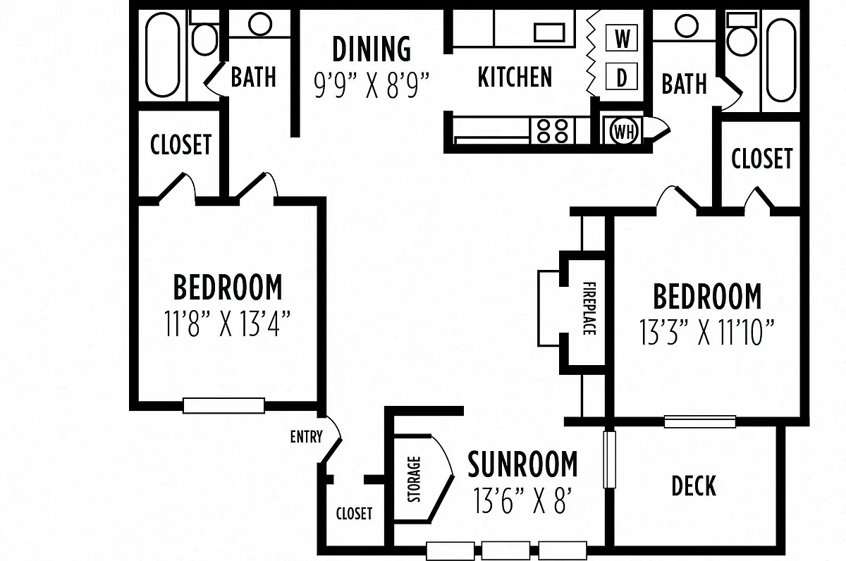 Floor plan The Maple