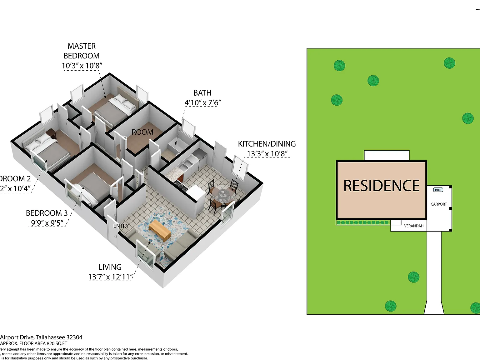 3 bed, 1200 sqft, $1,450 — Photo 3