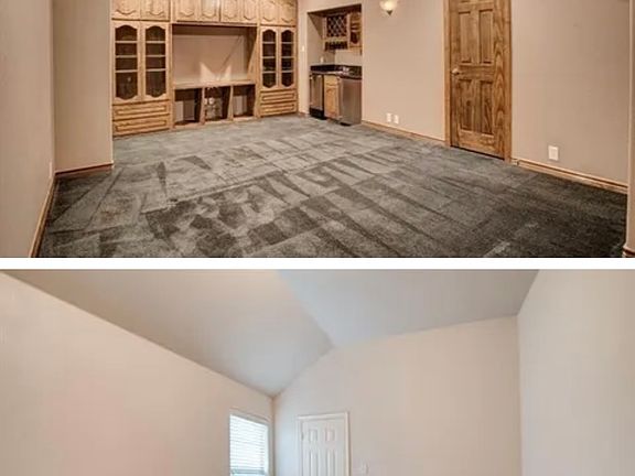 Movie room with bar, projector and projector screen; bedroom #5