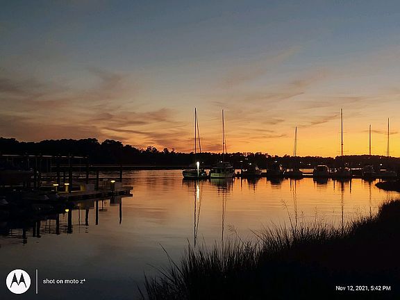 Sunset @ the community dock