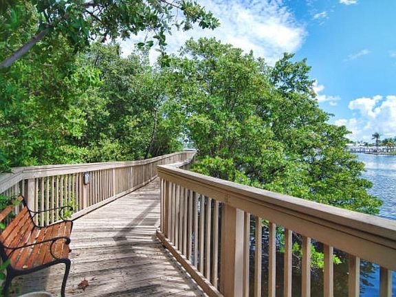 Wooden walkway through our Nature Preserve