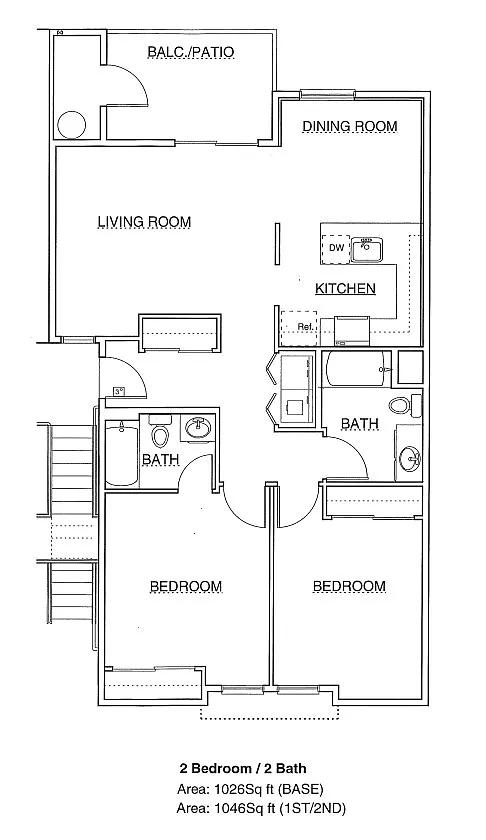 Floor plan 2X2
