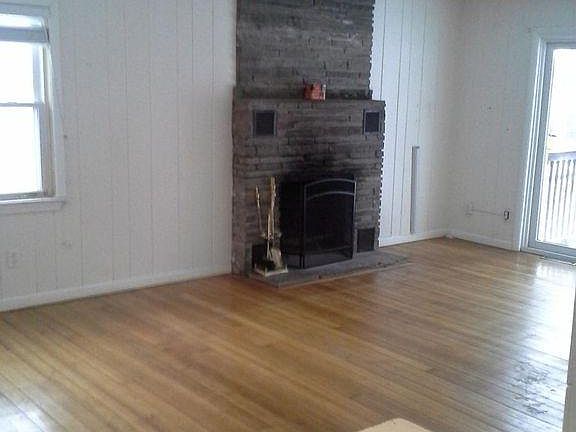 Living room with fireplace