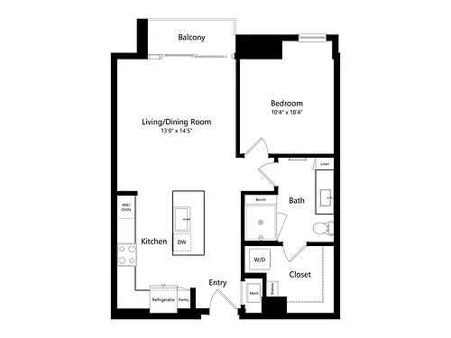 Floor plan A23