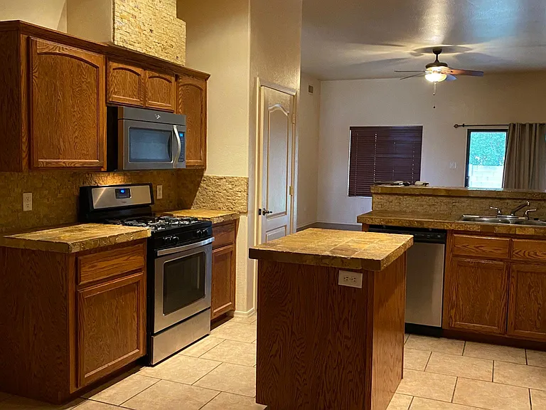 Kitchen and dining room