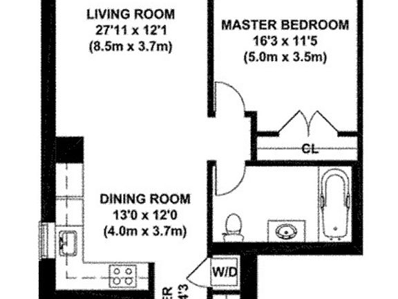 2nd image of 1600 Broadway #5A