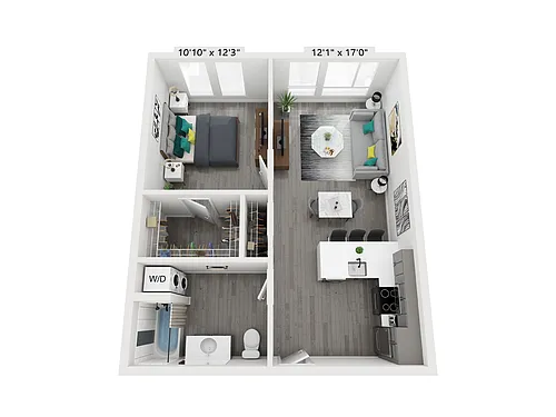 Floor plan M1B-1