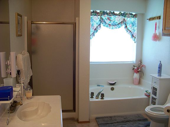 Master bathroom has it all!