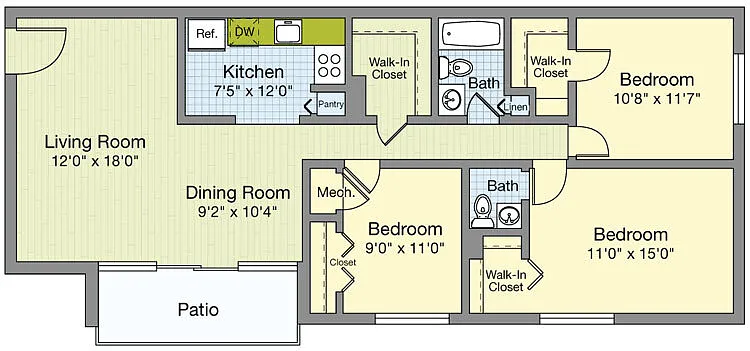 Floor plan Springwood
