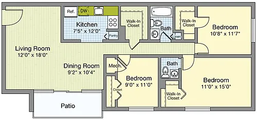 Floor plan Springwood