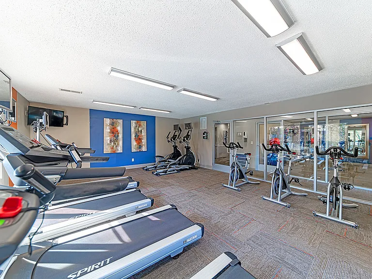 Elevate your workout experience in this state-of-the-art fitness center.