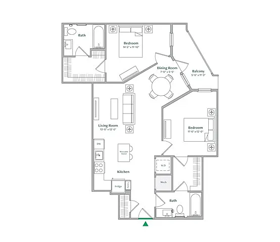 Floor plan B8