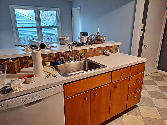 kitchen looking into dining room