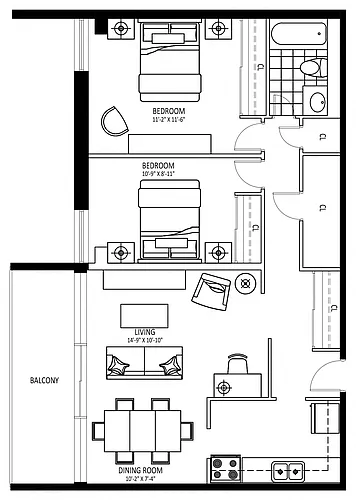 Floor plan 604
