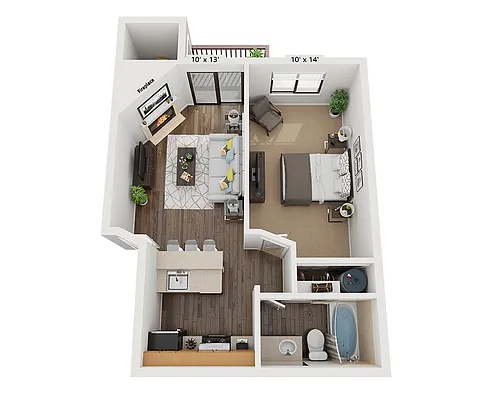 Floor plan Plan A1A