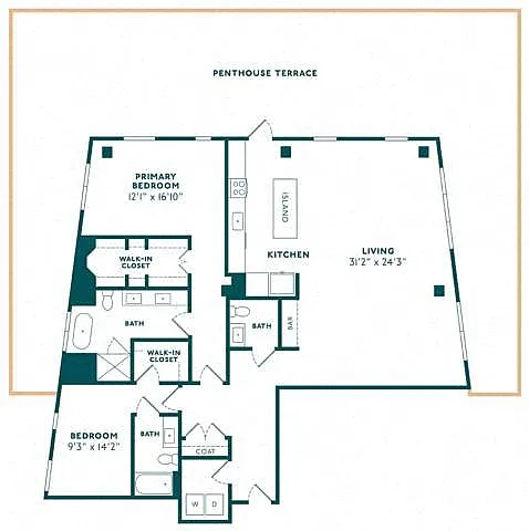 Floor plan Penthouse
